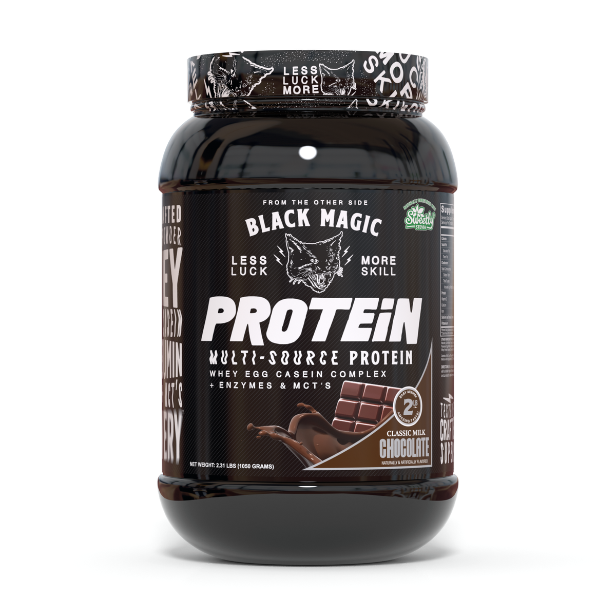 Multi-Source Protein 2lb: Muscle Growth & Recovery - Whey Isolate, Egg Whites, Casein, MCTs