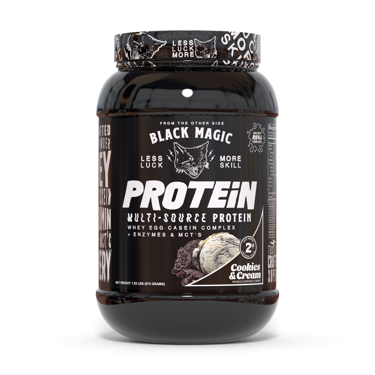Multi-Source Protein 2lb: Muscle Growth & Recovery - Whey Isolate, Egg Whites, Casein, MCTs