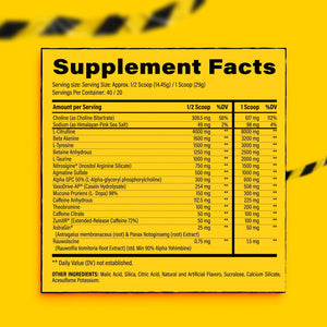 Deception Pre-Workout: Condemned Labz x Black Magic Collaboration (20|40 Servings)