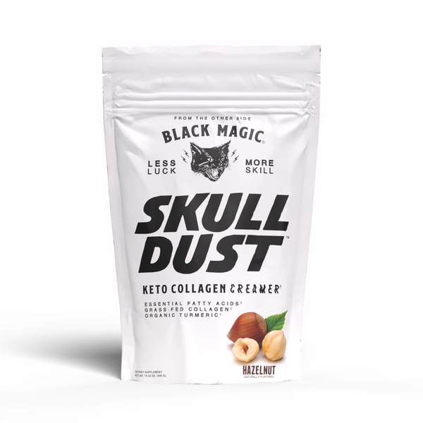 Skull Dust Keto Creamer: Collagen, MCT, Espresso & Turmeric - Vitamins Boost