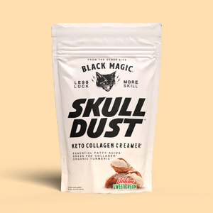 Skull Dust Keto Creamer: Collagen, MCT, Espresso & Turmeric - Vitamins Boost