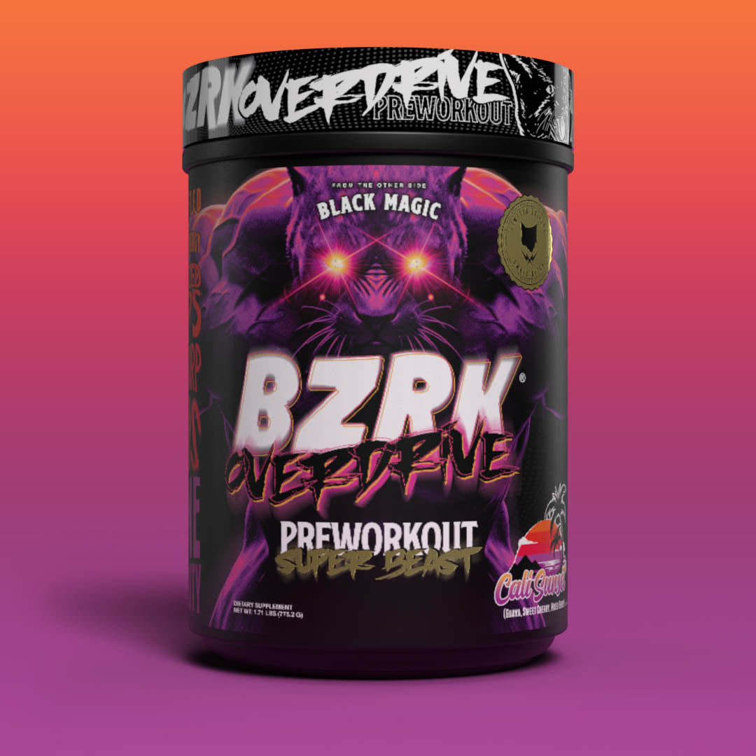 BZRK Overdrive PreWorkout by Black Magic Ultimate Energy Boost