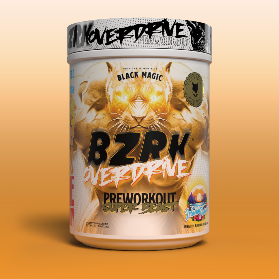 BZRK Overdrive PreWorkout by Black Magic Ultimate Energy Boost