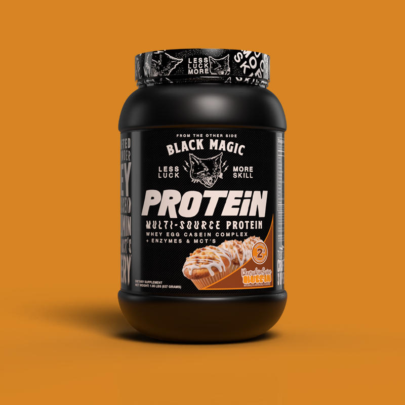 Black Magic Supply Handcrafted Multi Source Protein- Pumpkin Spice Muffin Limited Edition