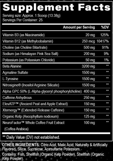 VILLAIN High-Stim Nootropic Pre-Workout