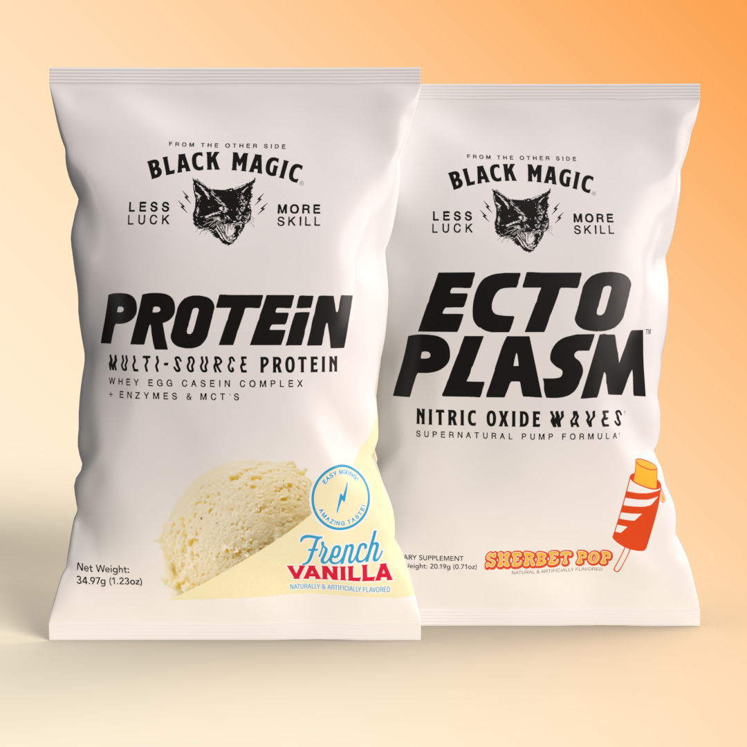 Ecto Plasm Orange Sherbet Sample + French Vanilla Protein Sample