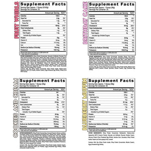 Multi-Source Protein 2lb: Muscle Growth & Recovery - Whey Isolate, Egg Whites, Casein, MCTs